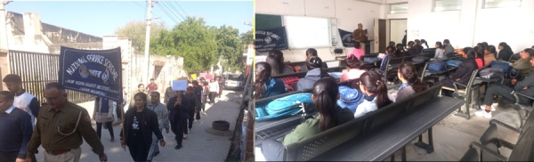 सड़क सुरक्षा रैली एवं जागरूकता कार्यक्रम का आयोजन