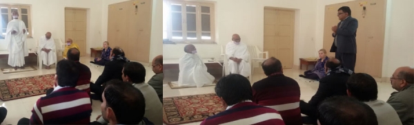 तत्वावधान में तेरापंथ धर्मसंघ के मुनि सुखलाल स्वामी की स्मृति में श्रद्धांजलि सभा का आयोजन