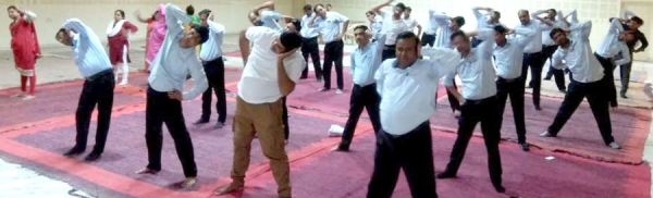 जैन विश्वभारती संस्थान (मान्य विश्वविद्यालय) में निःशुल्क योग कक्षाओं का आयोजन