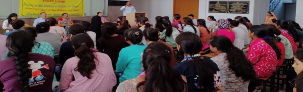 करूणा, सहिष्णुता व शांतिपूर्ण जीवन शैली के लिए अहिंसा प्रशिक्षण शिविर आयोजित