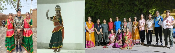 जैविभा विश्वविद्यालय की एनसीसी कैडेट्स ने जोधपुर में गोल्ड मैडल जीता