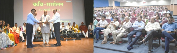 जैन विश्वभारती संस्थान में आयोजित कवि सम्मेलन में कवियों ने श्रोताओं को कुरेदा, गुदगुदाया, वीर रस और भक्तिरस से किया ओतप्रोत