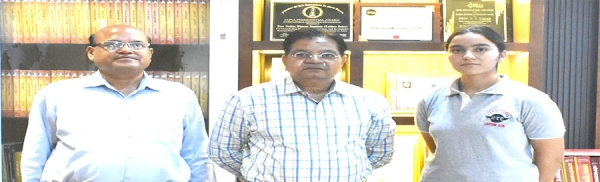 जैविभा विश्वविद्यालय की छात्रा का हुआ एयरफोर्स में चयन